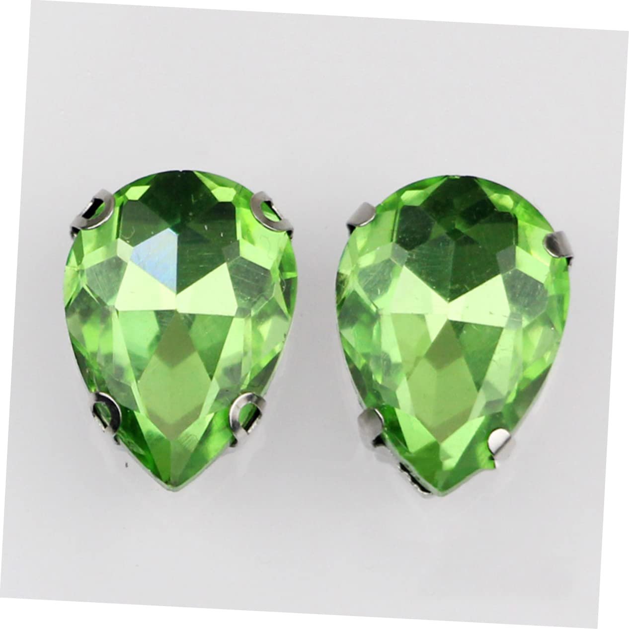 Стрази Крапля EXCEART Кристал для одягу, 50 шт., фото №3