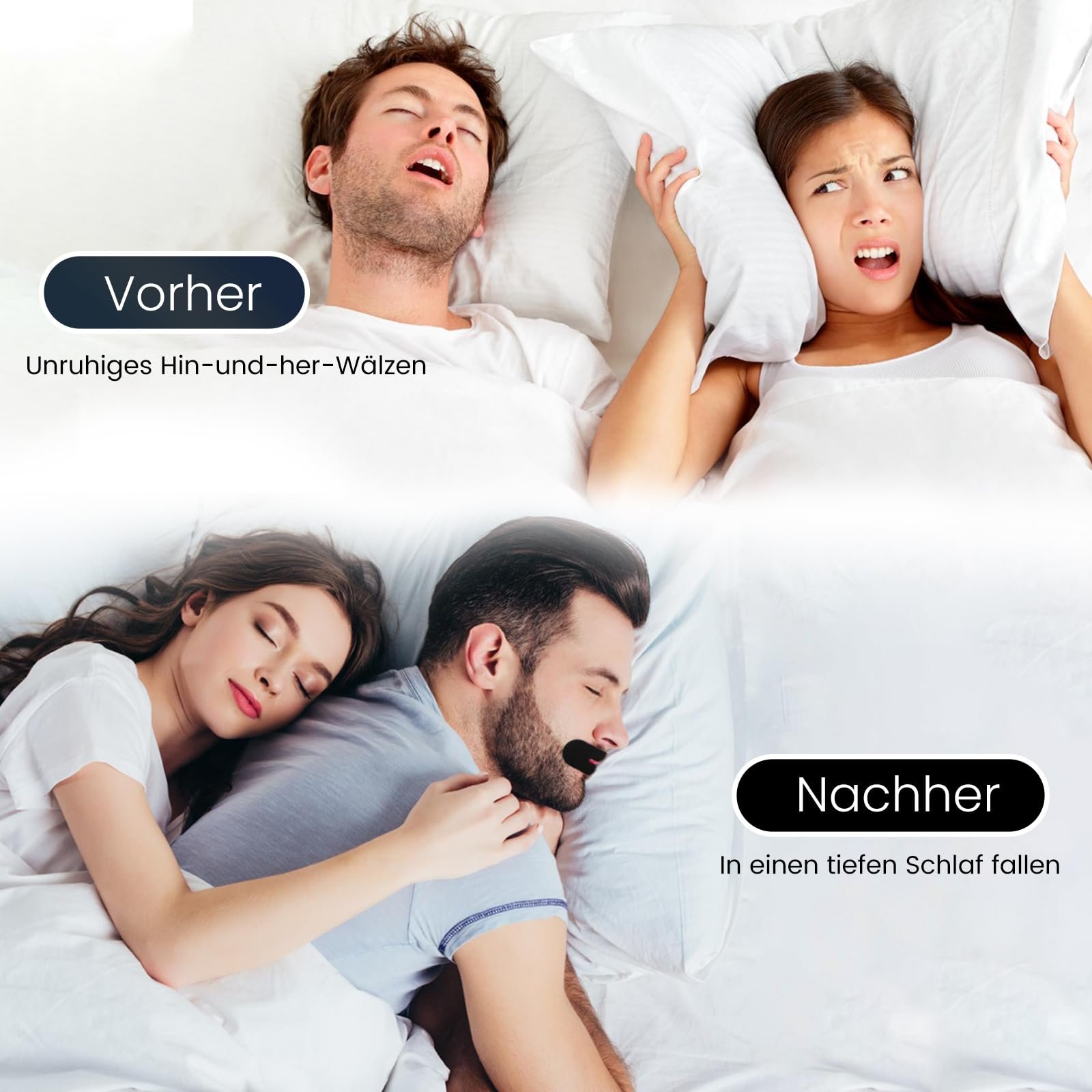 Пластирі для сну, Чорний, 90 штук, фото №5