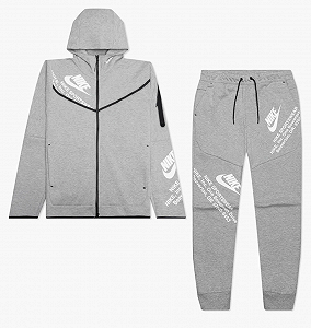 Спортивний костюм NIKE TECH FLC GREY L - Фото 1