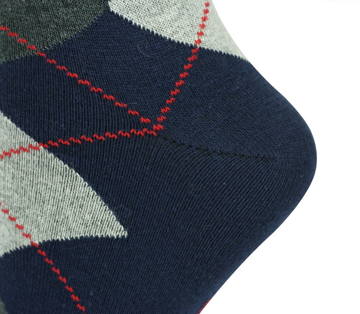 Шкарпетки до коліна Mysocks Argyle Безшовний носок 3 пари, фото №4