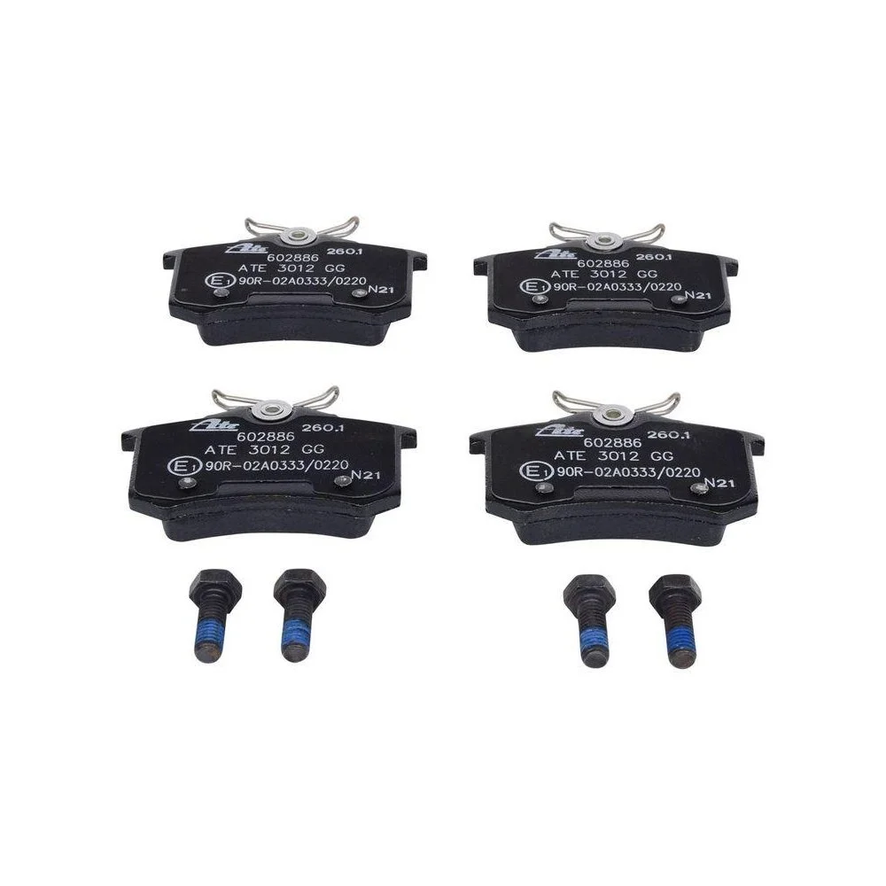 Комплект гальмівних колодок дискового гальма ATE 13.0460-2886.2 для SEAT SKODA VAG, фото №1