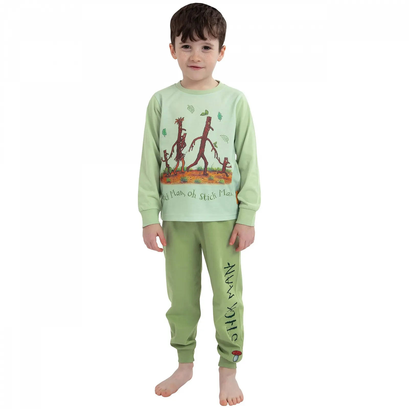 Пижама для мальчиков Stick Man, с длинными рукавами, зимняя, фото №4