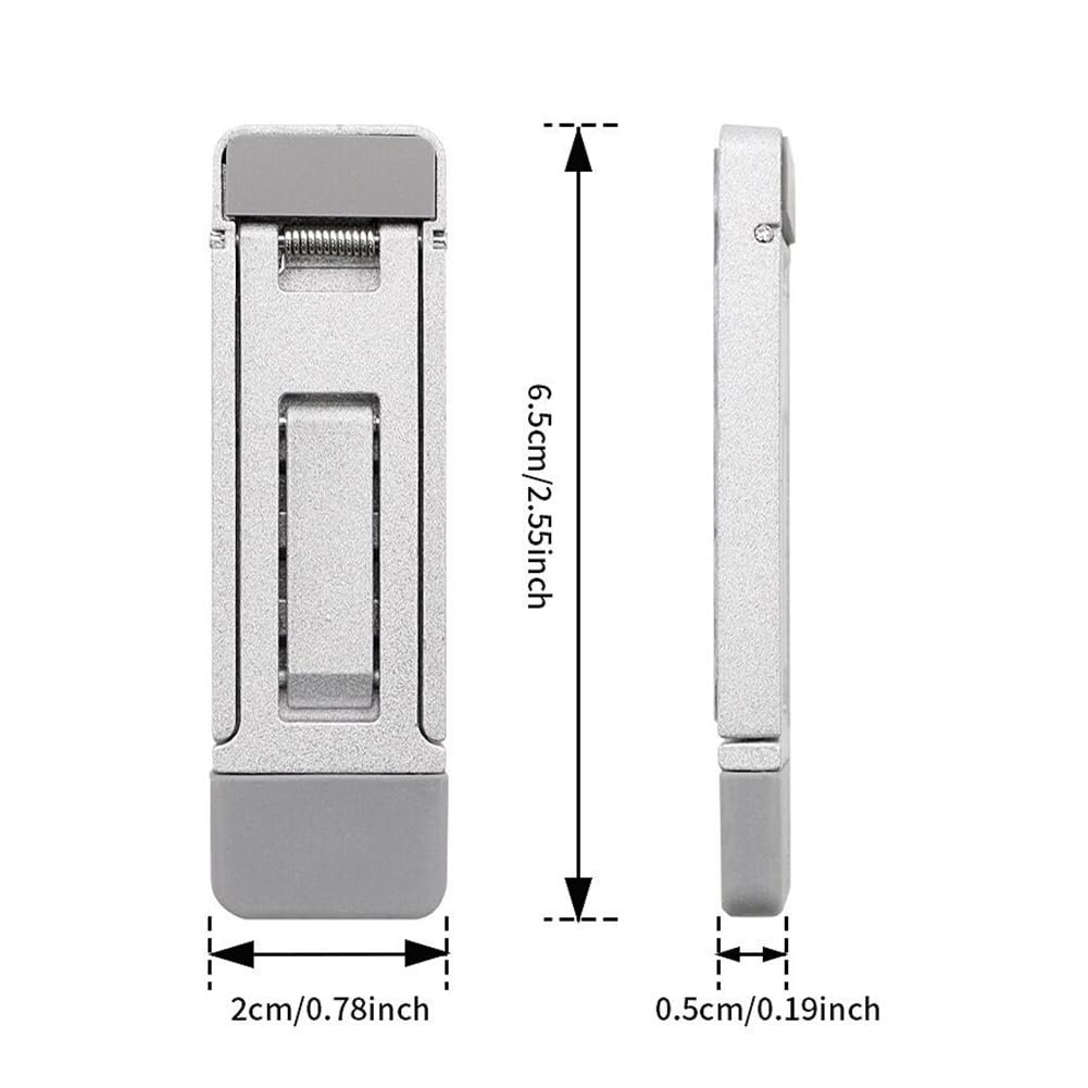 Подставка для ноутбука портативная невидимая, 2 шт Мини ножки алюминиевые, усилитель для ноутбука, алюминиевая базовая опора, складная подставка для ноутбука, фото №7