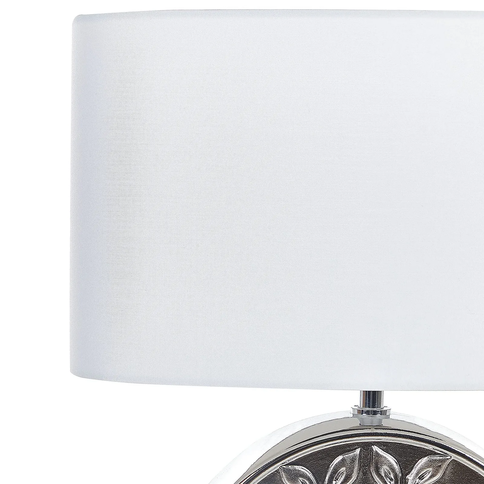 Настільна лампа Beliani Kherlen 49 см керамічна з мотивом дерева срібляста, фото №6