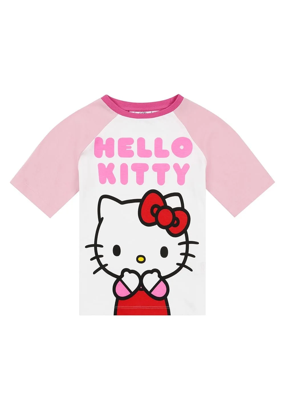 Комплект піжами для дівчат Hello Kitty Шорти, фото №3 Комплект піжами для дівчат Hello Kitty Шорти, фото №3