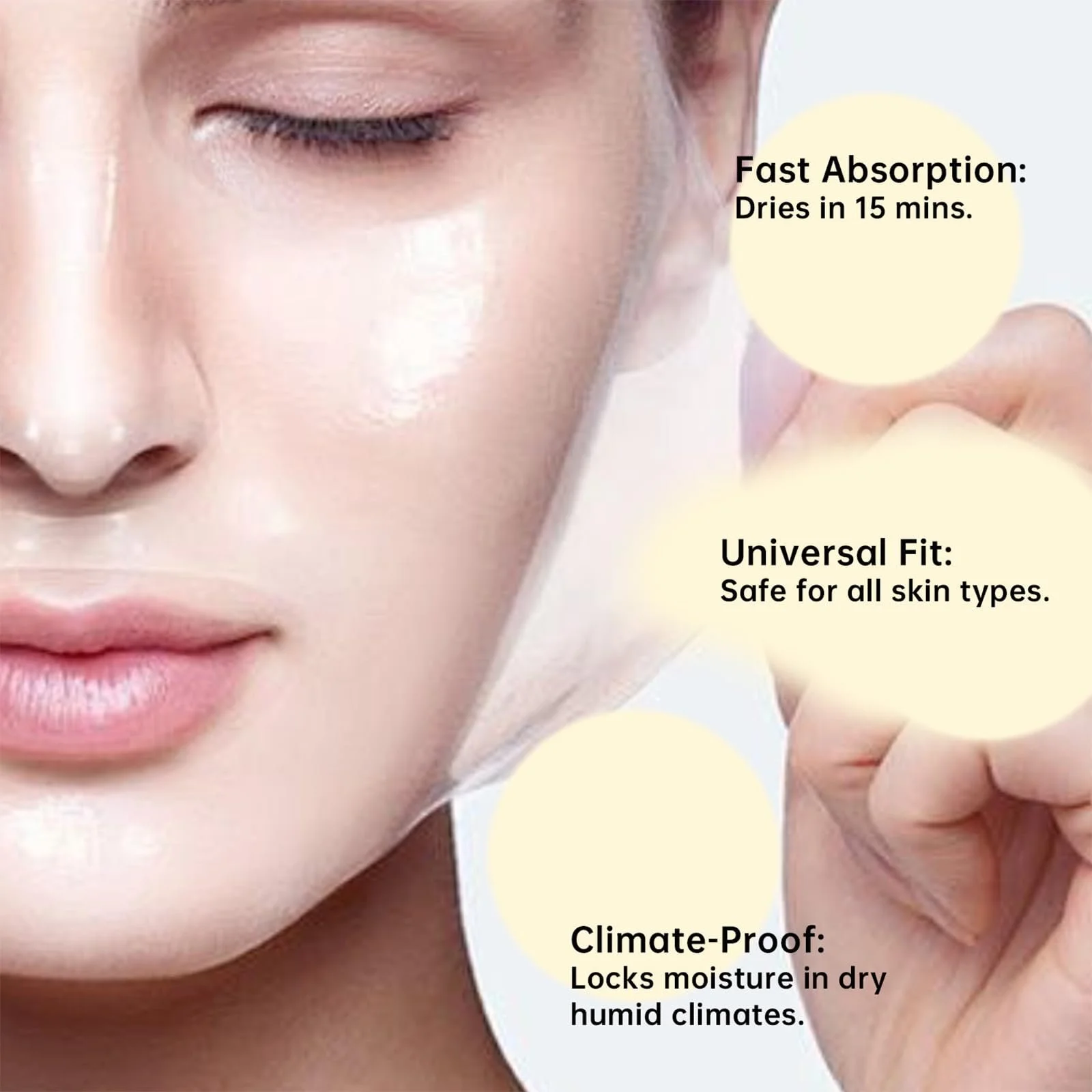 Маска-плівка Eazerom 10 Turmeric для обличчя, ліфтинг, пружність, зволоження, фото №5 Маска-плівка Eazerom 10 Turmeric для обличчя, ліфтинг, пружність, зволоження, фото №5