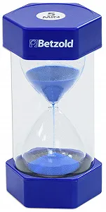 Набір пісочних годинників Betzold Short Timer (1, 2, 3.5 хв. та 30 сек.) synthetic.ua - Фото 1