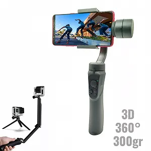 Электронный стедикам стабилизатор для камеры и для телефона трехосевой XPRO BALANCE 3d  (Gimbal Stabilizer) и Монопод-тринога - Фото 1