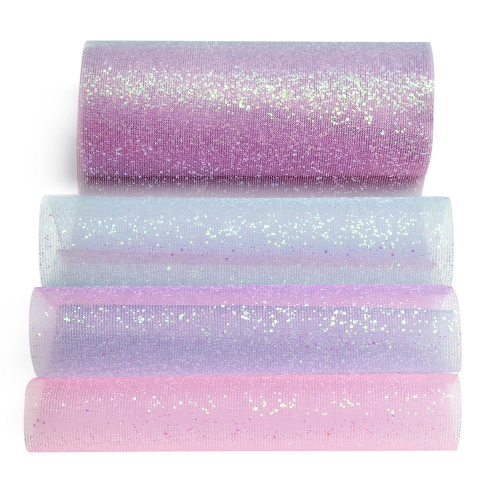 Ранер для столу тюлевий Rainbow Glitter градієнтний 15 см x 20 ярдів, фото №7
