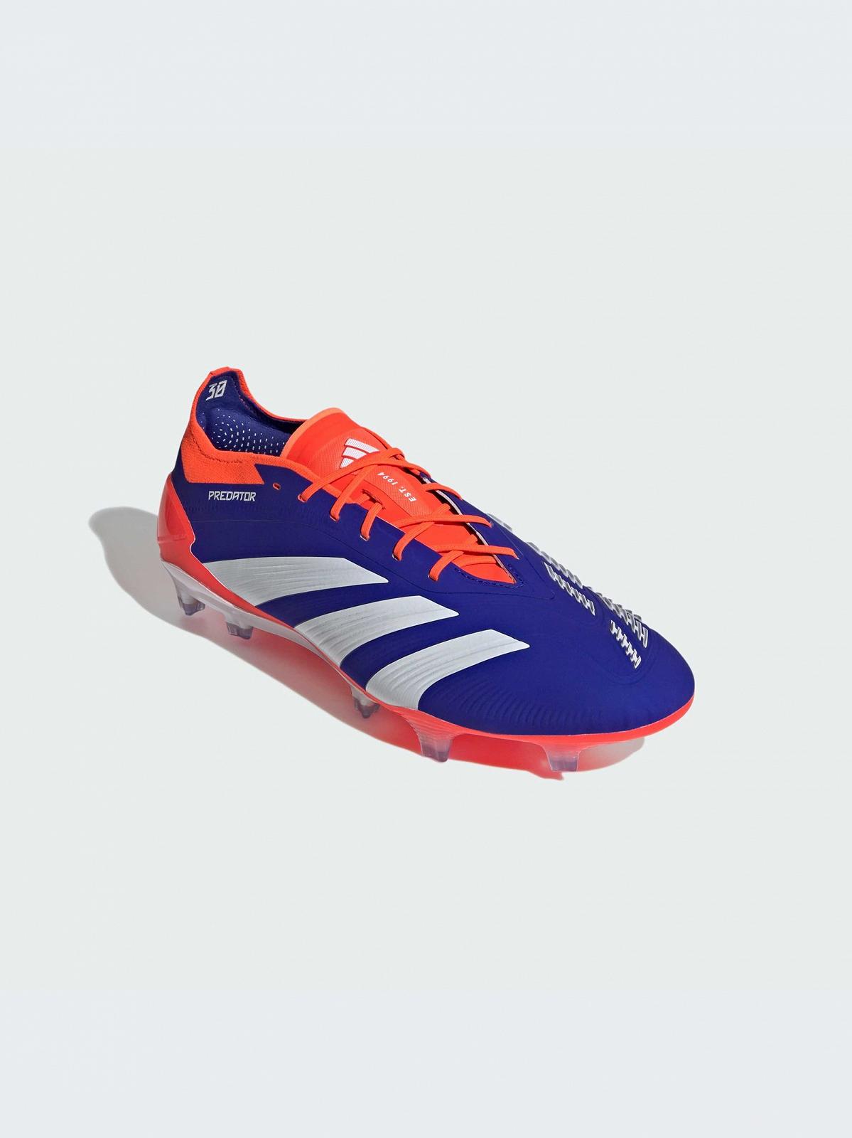 Кроссовки Adidas Predator Elite Fg Blue/Orange, фото №4