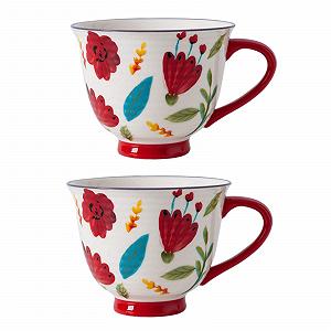 Чашка для кави, молока, чаю, набір 2 порцелянових чашок, жовтий, розмір B - Фото 1