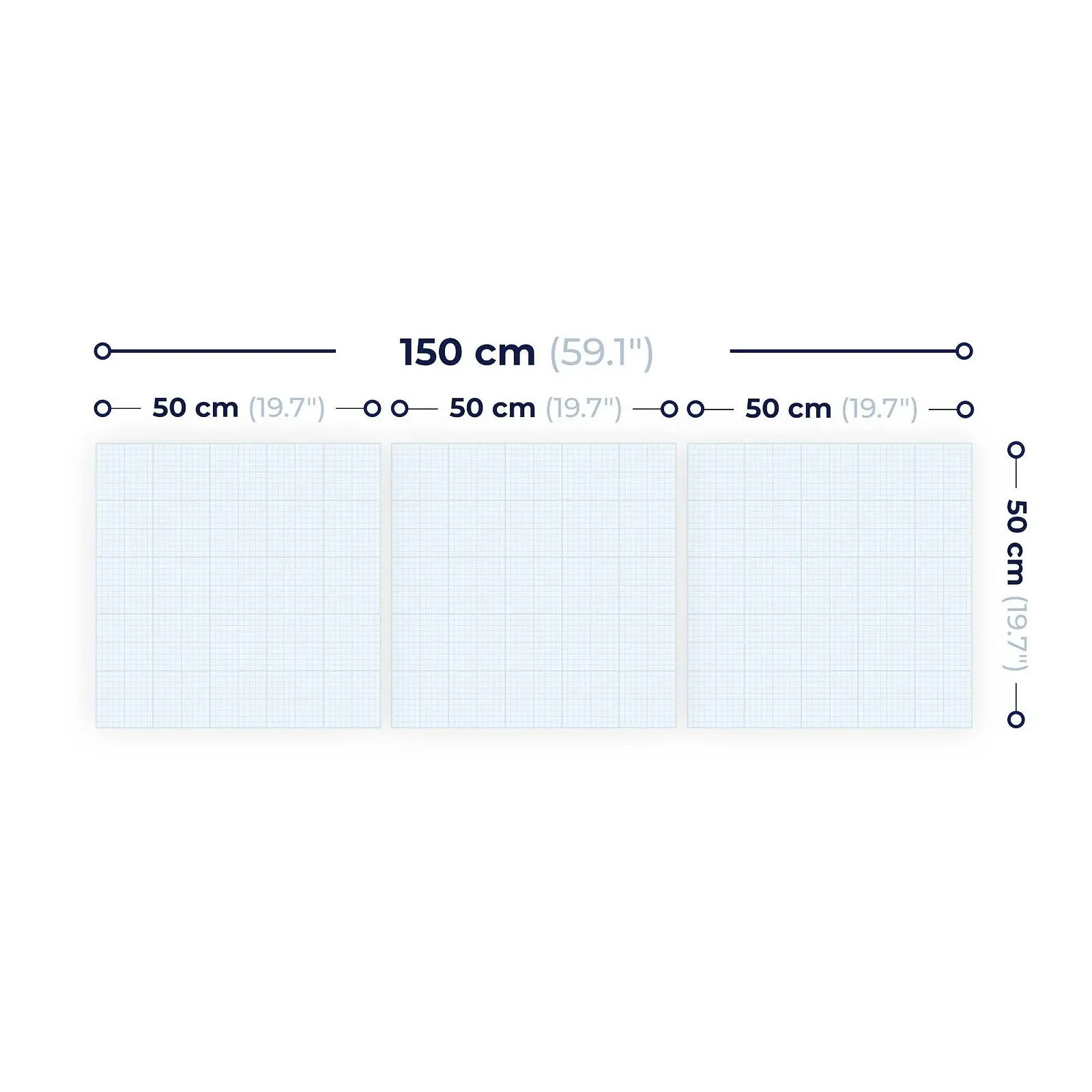 Скляні картини DEQORI Tropical Beach Backdrop Горизонтальні 3 штуки 150 x 50 см, фото №8