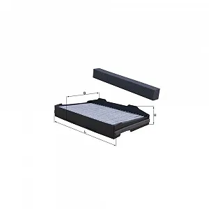 Фільтр салону KNECHT LAK 255 для GMC SAAB - Фото 1