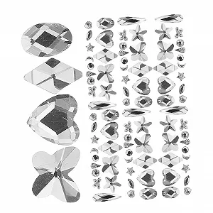 Аксессуары для ногтей Healeved, 1 коробка, Разноцветные, украшения для ногтей, инструменты для маникюра, подвески для ногтей, драгоценные камни для маникюра, пластик - Фото 1