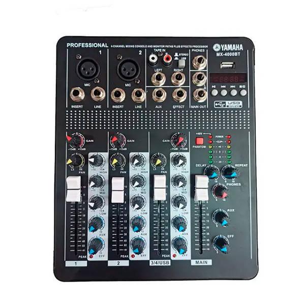 Аудиомикшер со встроенным усилителем Yamaha MX-4000BT 4 канала, фото №1 Аудиомикшер со встроенным усилителем Yamaha MX-4000BT 4 канала, фото №1
