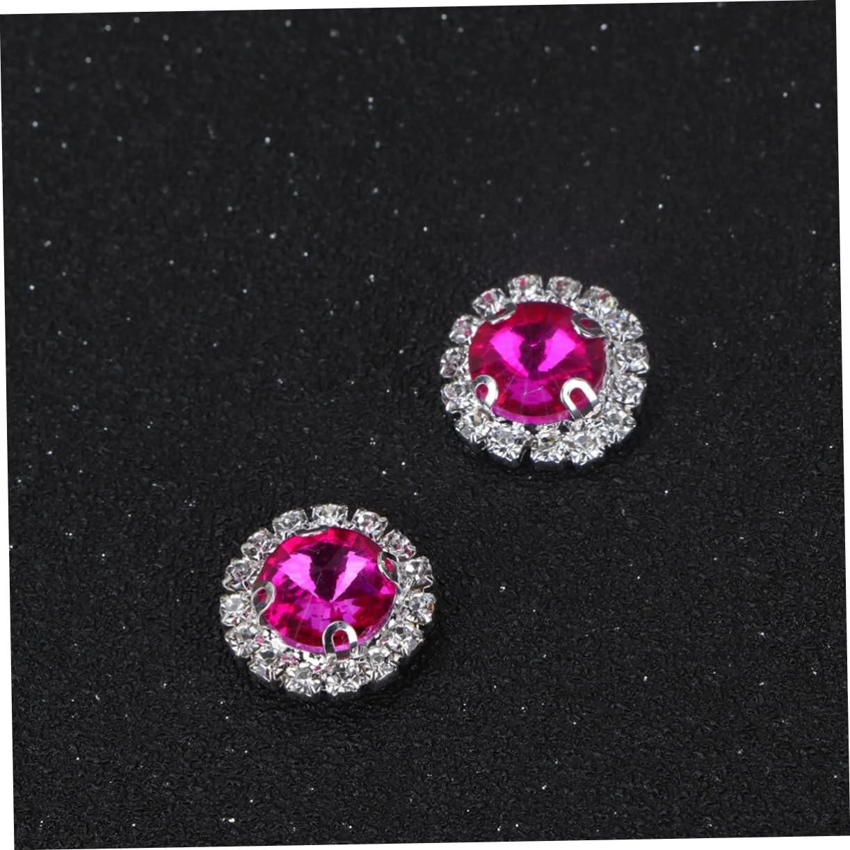 Стрази STOBOK, 60 шт., плоскі, для прикрас, весілля, декоративна стрічка, ґудзики, різнокольорові, фото №4