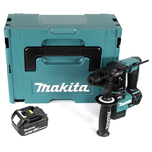Перфоратор Makita DHR 171 F1J бездротовий 18 В 1.2 Дж безщітковий SDS Plus + 1x батарея 3.0 Ач + Makpac - без зарядного пристрою, фото №1