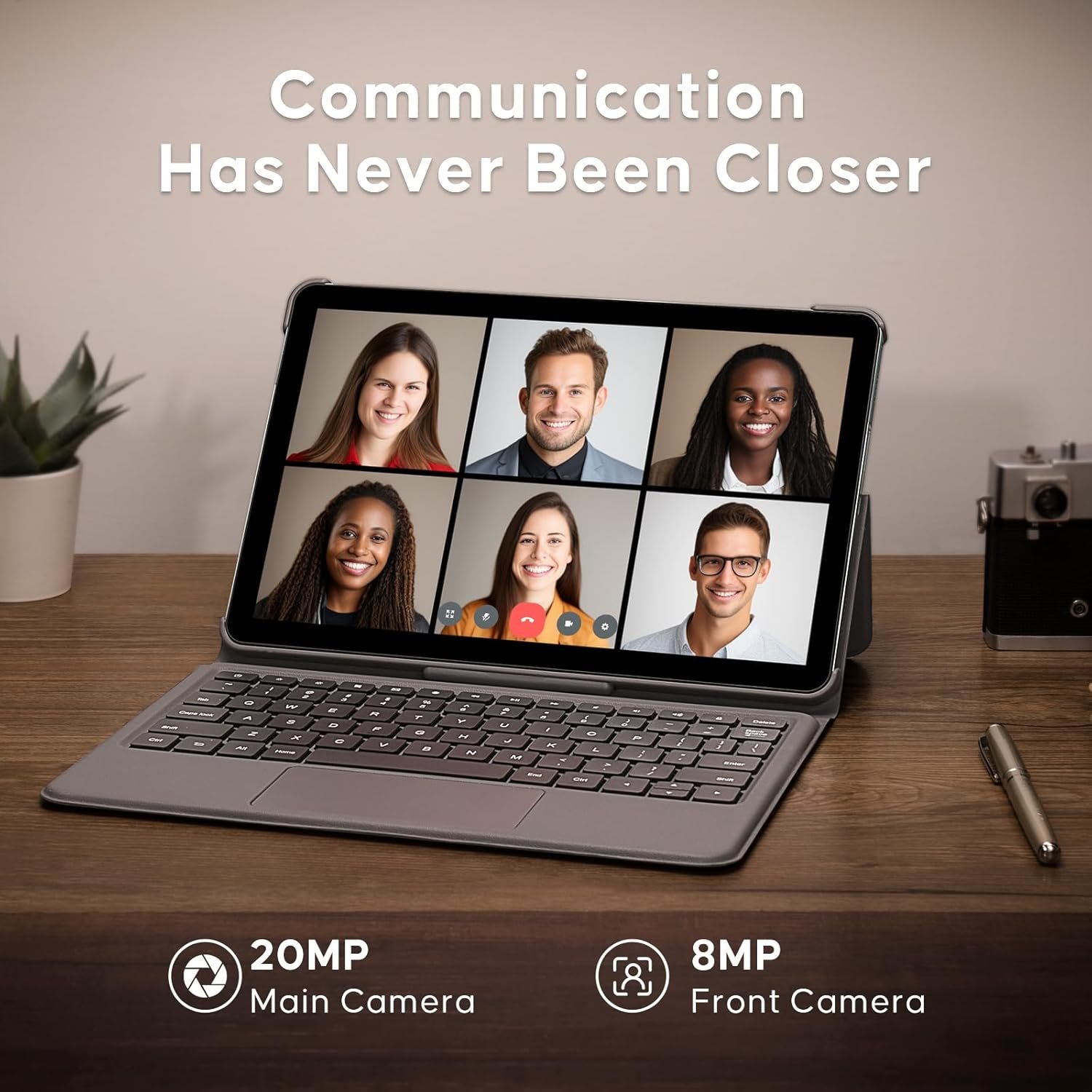 Планшет 10.1" WQHD DOOGEE T30Pro 8/256ГБ 4G 2-SIM 8 ядер Android 13 8590 mAh Сірий, фото №5