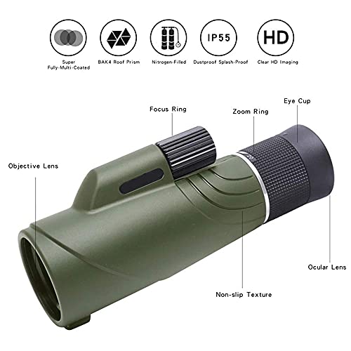 Монокуляр DERBUT 10-20x50 BAK4 FMC, фото №5 Монокуляр DERBUT 10-20x50 BAK4 FMC, фото №5