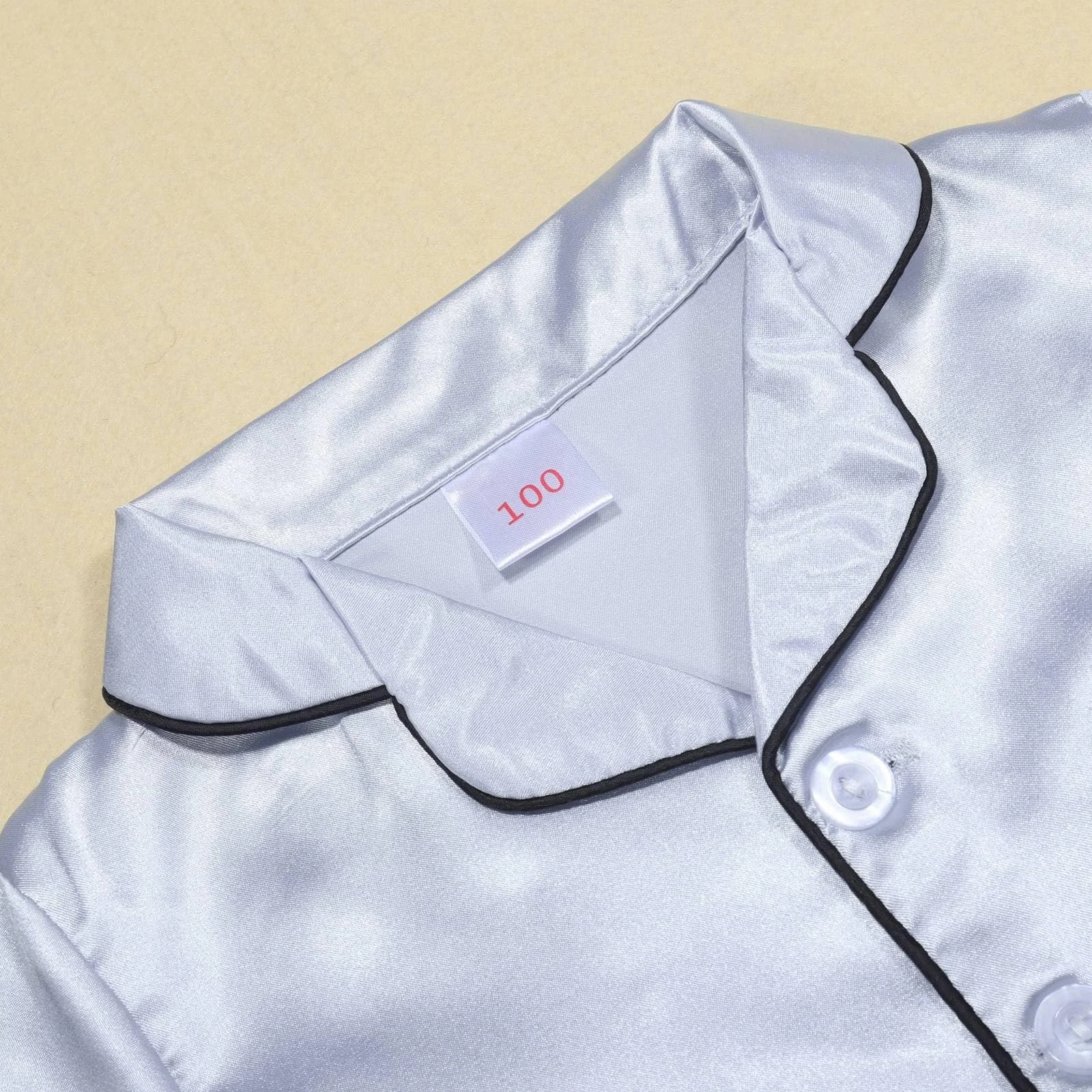 Атласний комплект піжами для дітей, фото №5 Атласний комплект піжами для дітей, фото №5