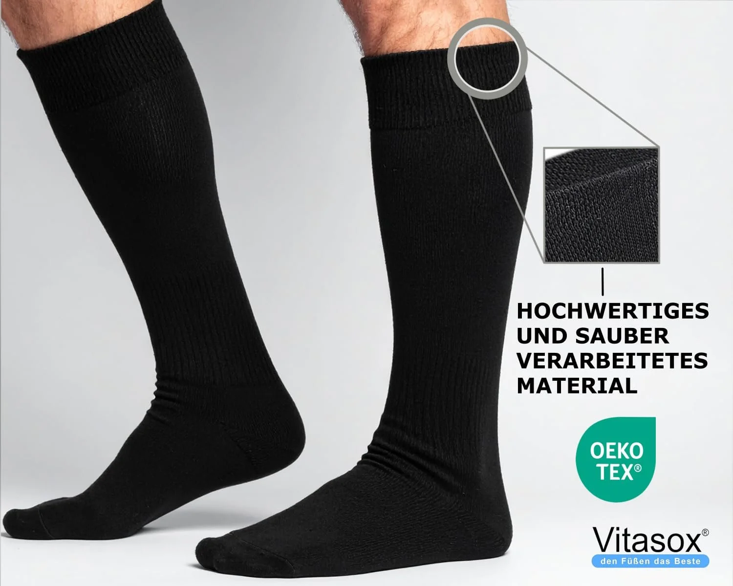 Жіночі/Чоловічі гольфи Vitasox з бамбука без шва, фото №3 Жіночі/Чоловічі гольфи Vitasox з бамбука без шва, фото №3