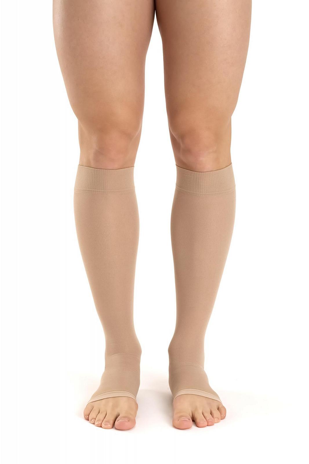 Чулки антиэмболические Relaxsan Antiembolism M0350A Компрессионные чулки до колена 18-23 мм рт.ст. Класс 1 K1 Телесный цвет, фото №3