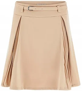 Женская бежевая юбка-мини GUESS JEANS / Размер S - Фото 1