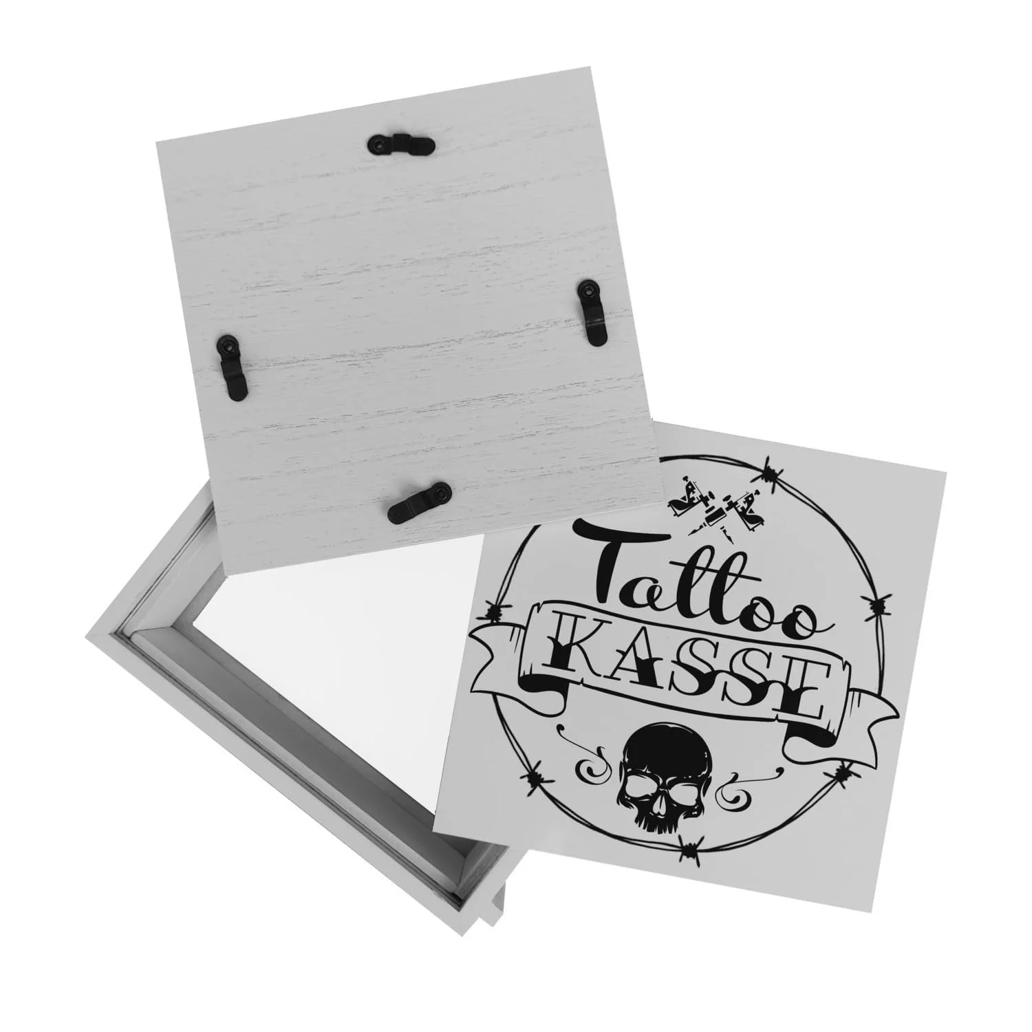 Скарбничка для грошей Tattoo Cash Тату-мотиви Дерев'яна рамка, фото №8