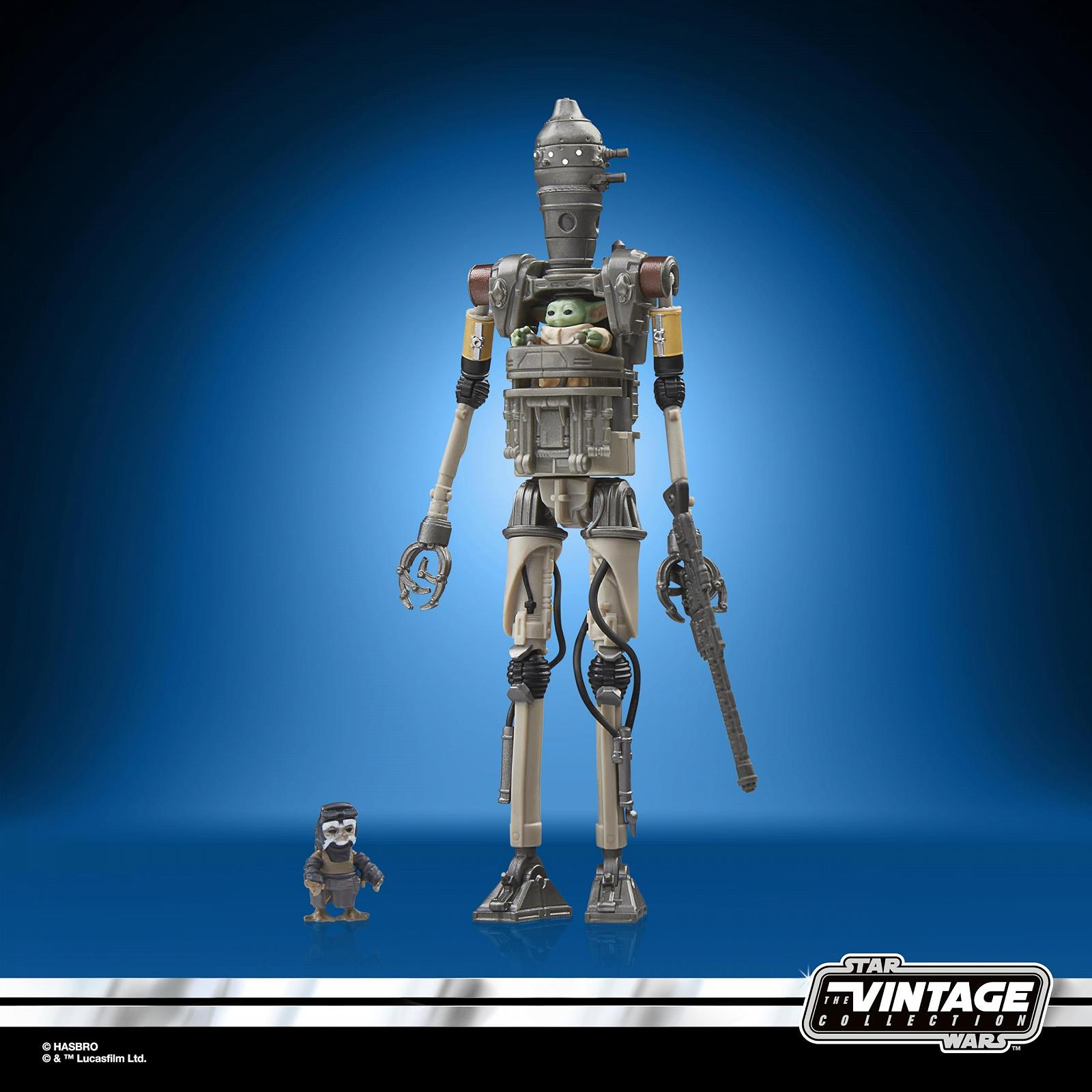 Набір фігурок Deluxe The Mandalorian (масштаб 9,5 см) Star Wars The Vintage Collection IG-12, Grogu & Anzellan, фото №6