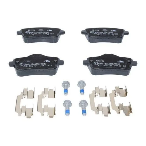 Комплект тормозных колодок дискового тормоза ATE Ceramic 13.0470-2782.2 для MERCEDES-BENZ, фото №2 Комплект тормозных колодок дискового тормоза ATE Ceramic 13.0470-2782.2 для MERCEDES-BENZ, фото №2