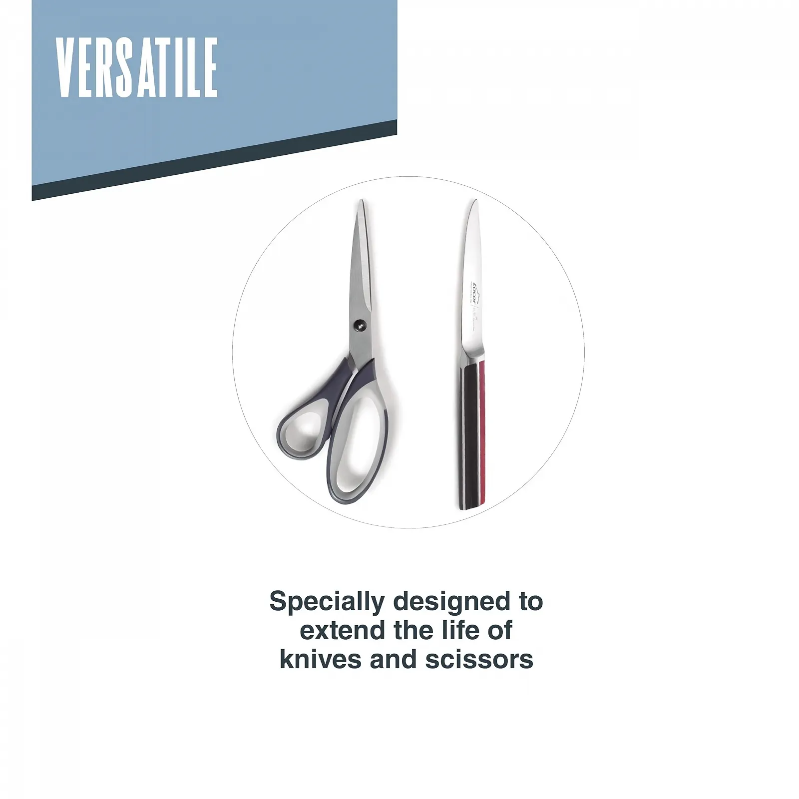 Точилка для ножів Lacor 39262 6 в 1 прецизійна вольфрамово-карбідна та керамічна ергономічна, фото №3