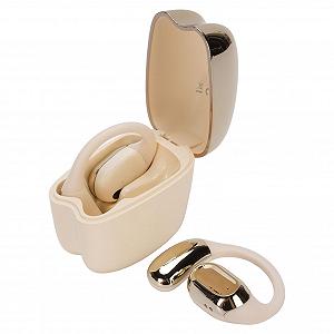 Наушники для AI-перевода GOWENIC Беспроводные в реальном времени для изучения языков 140 языков Бежевый - Фото 1