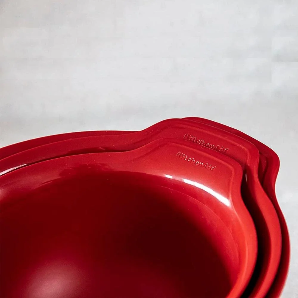 Набор мисок для смешивания KitchenAid 3 штуки Empire Red, фото №6 Набор мисок для смешивания KitchenAid 3 штуки Empire Red, фото №6