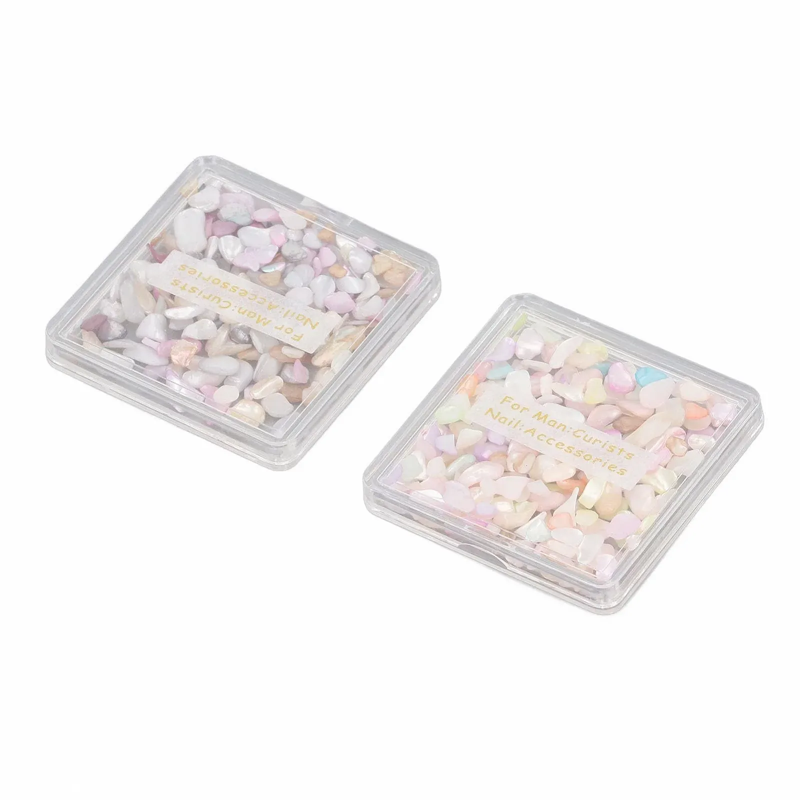 Прикраса для нігтів 2 коробки мушлі шайби підвіски для нігтів кольорові блискітки аксесуари для УФ-гель DIY, фото №4 Прикраса для нігтів 2 коробки мушлі шайби підвіски для нігтів кольорові блискітки аксесуари для УФ-гель DIY, фото №4
