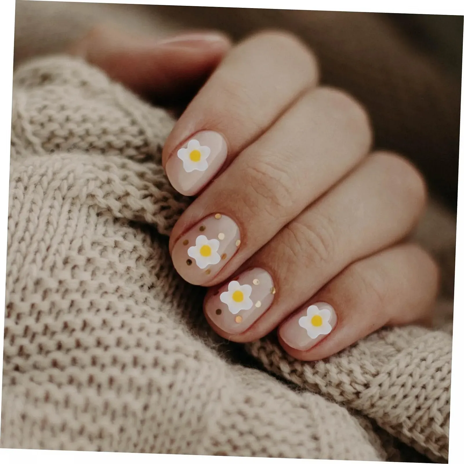 Украшения для ногтей Цветы FRCOLOR 100шт, фото №7