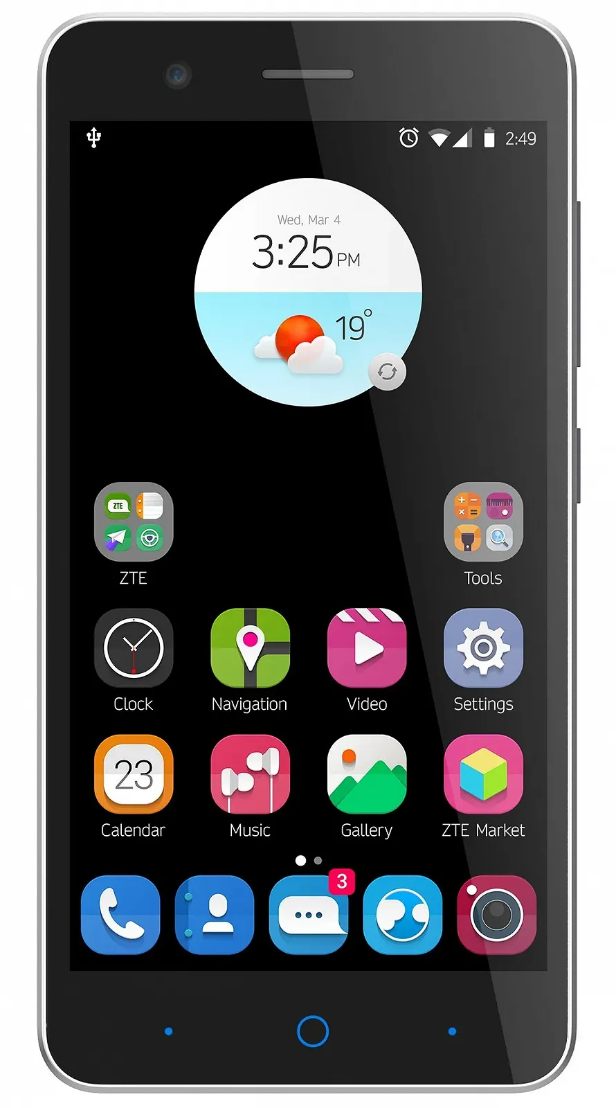 Смартфон ZTE Blade A510 черный, фото №1