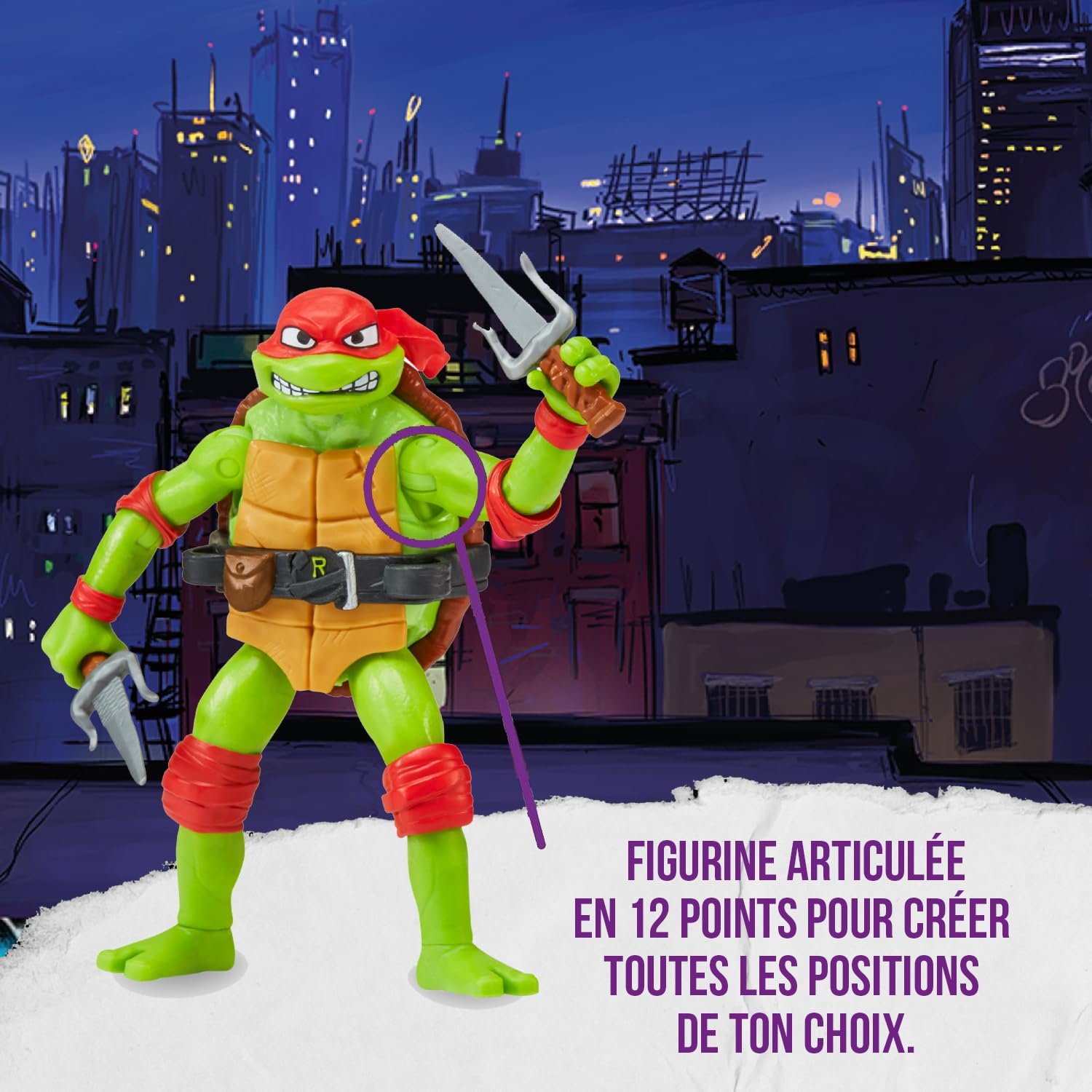 Фігурка Raphael Ninja Turtles Mutant 12 см, фото №5