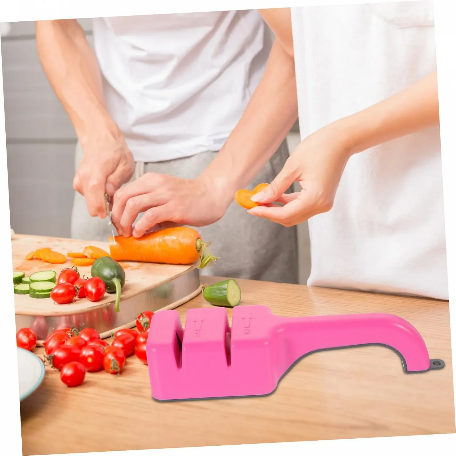 Ручная точилка VALICLUD двухступенчатая портативная, фото №8