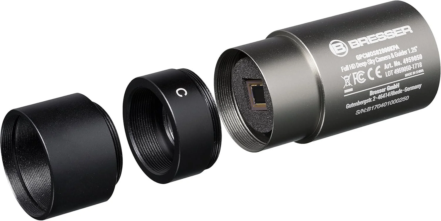 Камера для зйомки глибокого космосу Bresser Optik 4959050 Full HD Deep-Sky & Guider 1.25, фото №2 Камера для зйомки глибокого космосу Bresser Optik 4959050 Full HD Deep-Sky & Guider 1.25, фото №2