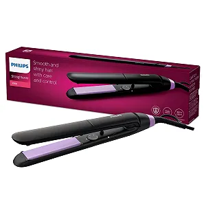 Выпрямитель для волос Philips StraightCare Essential BHS377/00 Черный/Розовый - Фото 1