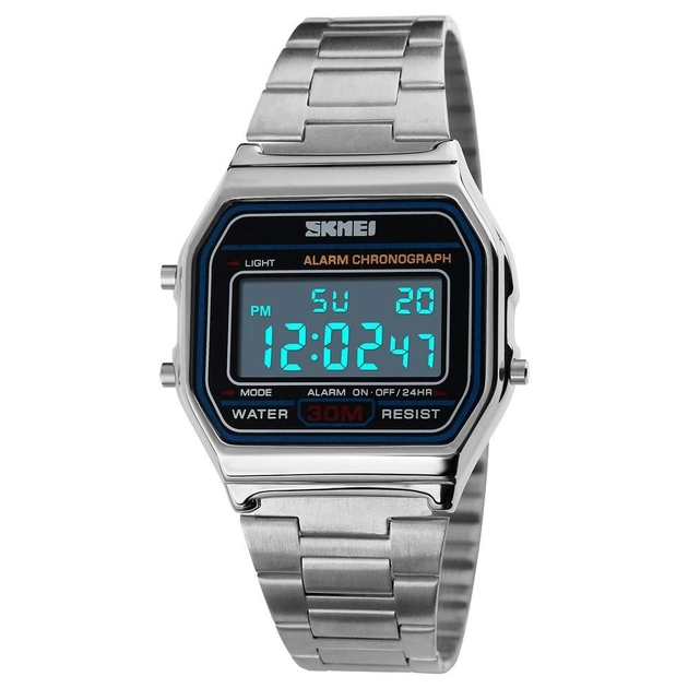 Годинник Skmei Popular 1123S Срібний, фото №1