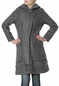Пальто Caspar MTL011 Женское шерстяное - Фото 1