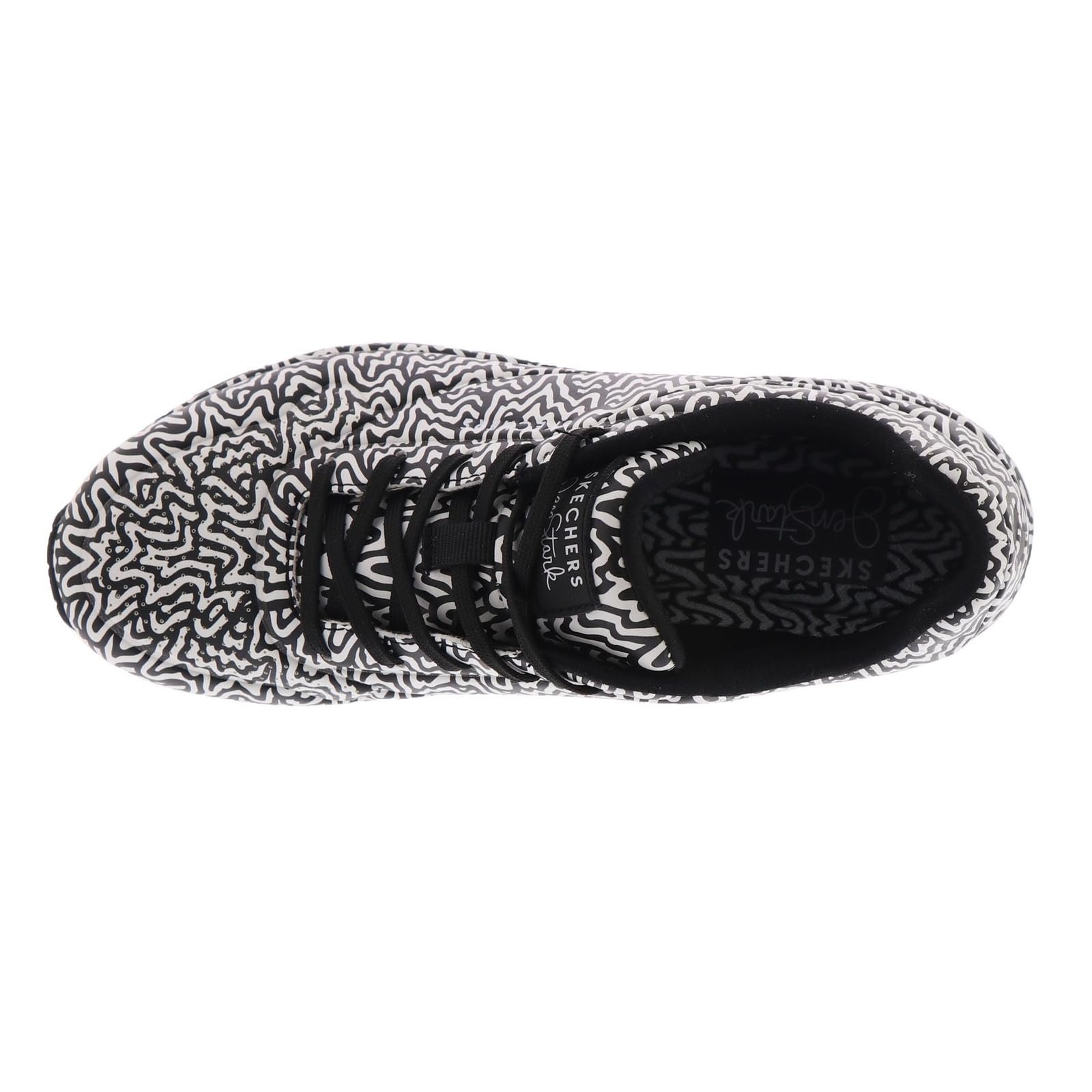Кроссовки Skechers UNO Rolling Stones Single Белые с красным, фото №2