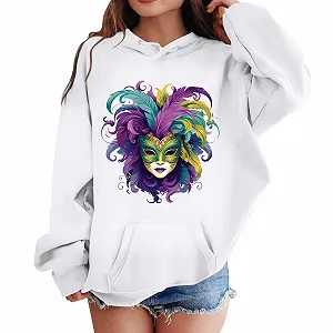 Худи для девочек 170, с капюшоном, длинный рукав, мягкая кофта, с графическим рисунком, милый пуловер, верхняя одежда для девочек - Фото 1