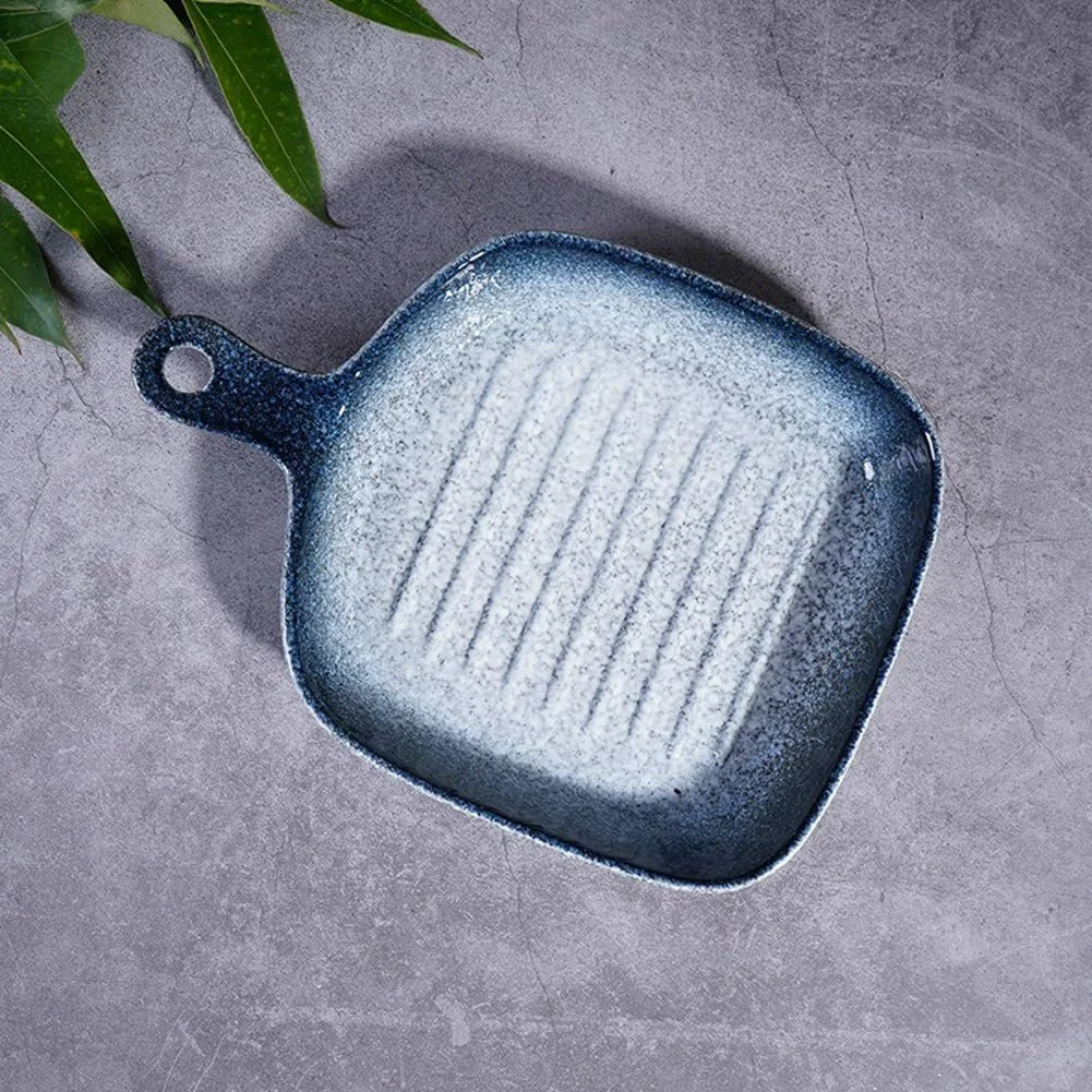 Форма для запікання керамічна для гриля та мікрохвильової печі Жовта, фото №4