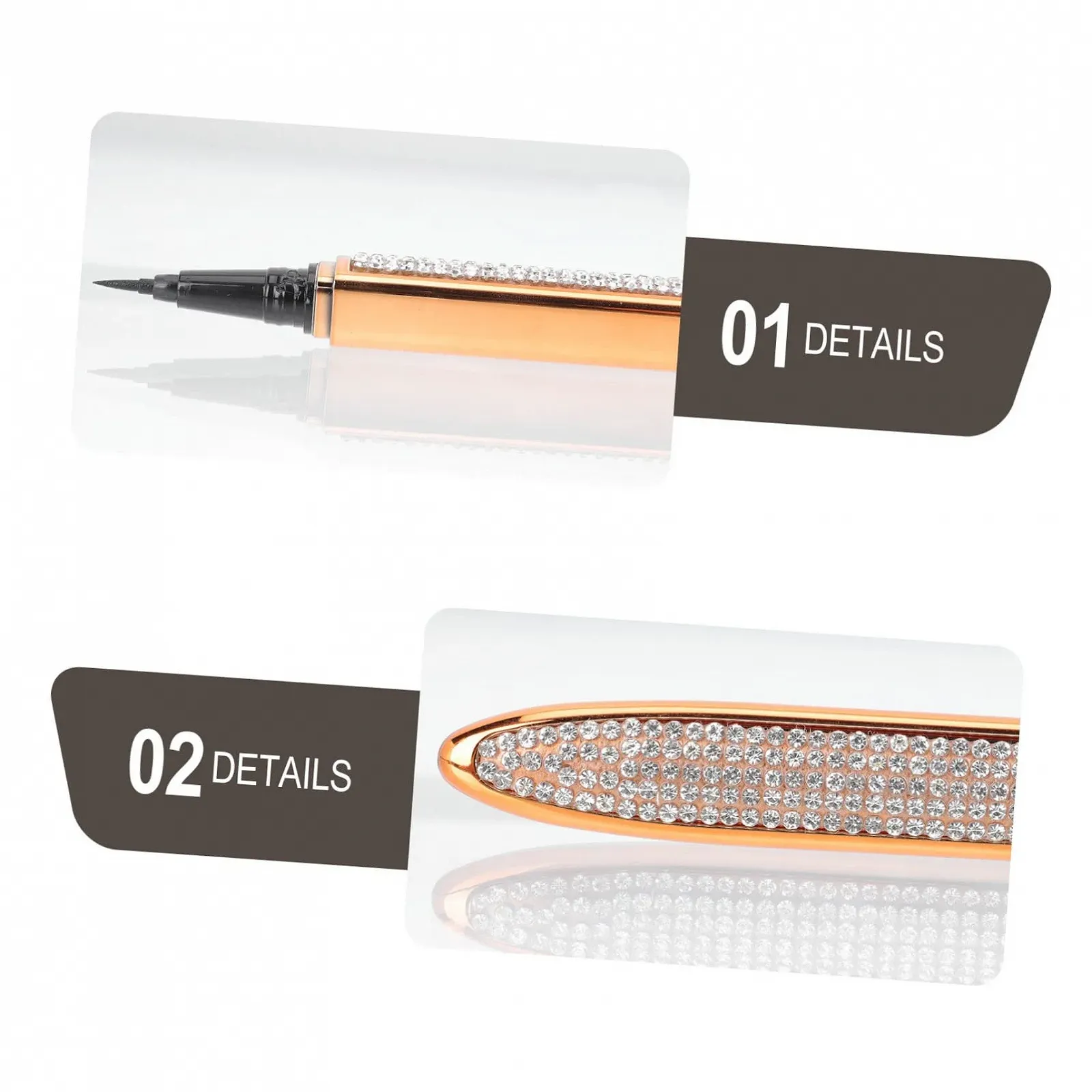 Подводка для глаз Mikinona Коричневый, фото №2