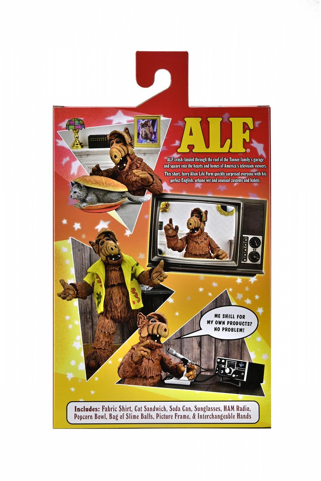 Фігурка NECA Alf Ultimate Alf 7 дюймів пластикова в подарунковій коробці, фото №3