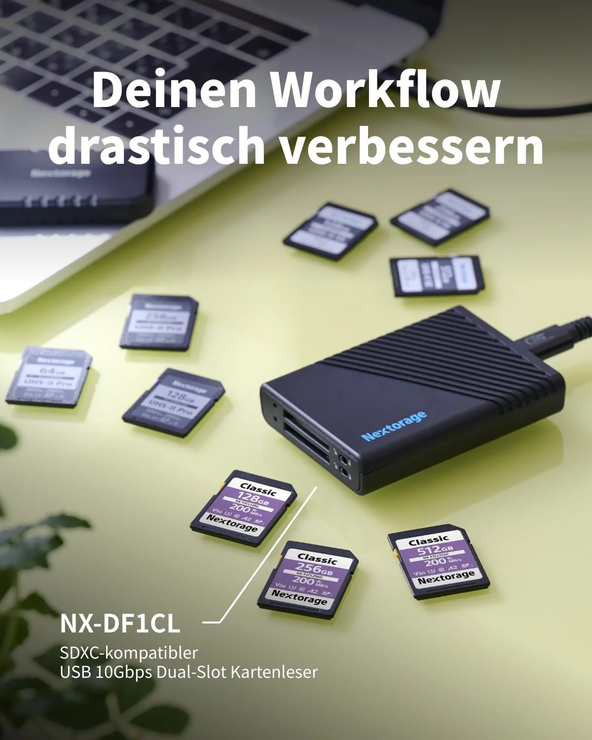 Карта пам'яті Nextorage F2CL NX-F2CL512G 512GB UHS-I SDXC, фото №8 Карта пам'яті Nextorage F2CL NX-F2CL512G 512GB UHS-I SDXC, фото №8