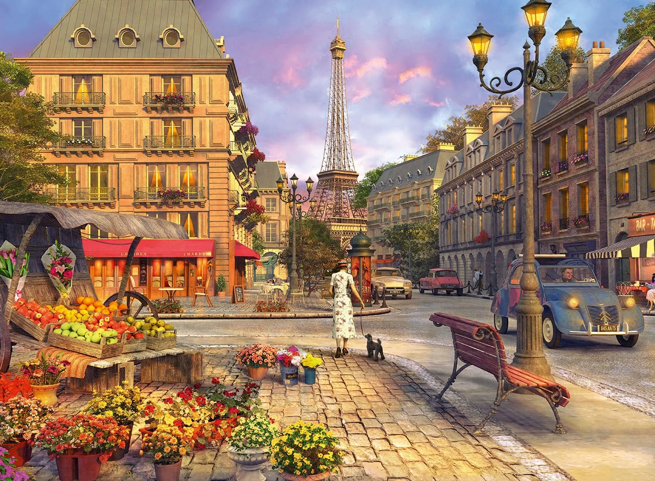 Пазл Ravensburger Walk Through Paris 12000198 500 элементов 12+ лет Городской пейзаж, фото №1