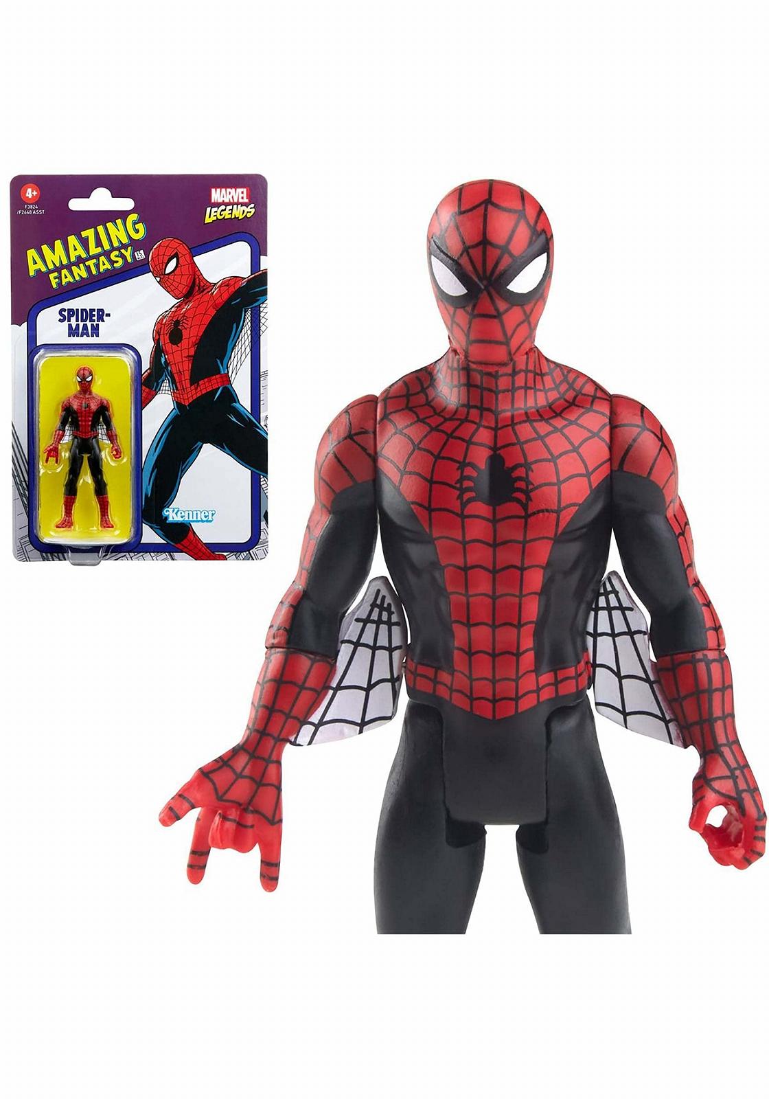 Фігурка Людина-павук Hasbro Legends Series Retro 375 Collection 9,5 см, різнокольорова, фото №2